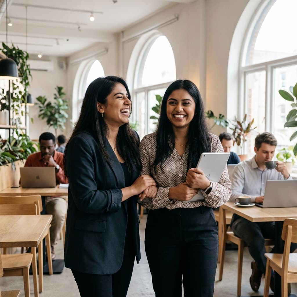 Co-Founders Komal and Mahi